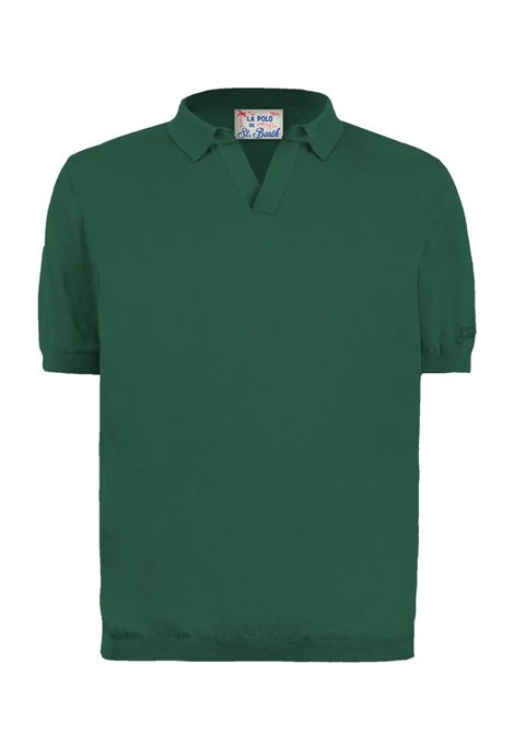 Polo Mc2 Saint Barth uomo Sloan verde prato senza bottoni in maglia MC2 SAINT BARTH | Polo | SLOAN01083H51